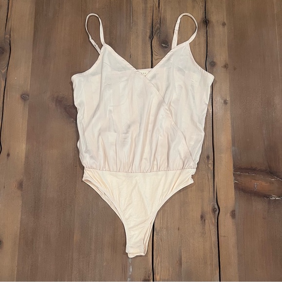 Vici Tops - Vici Flossy Drape Bodysuit